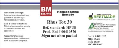 Rhus Tox (Rhus Tox 30)